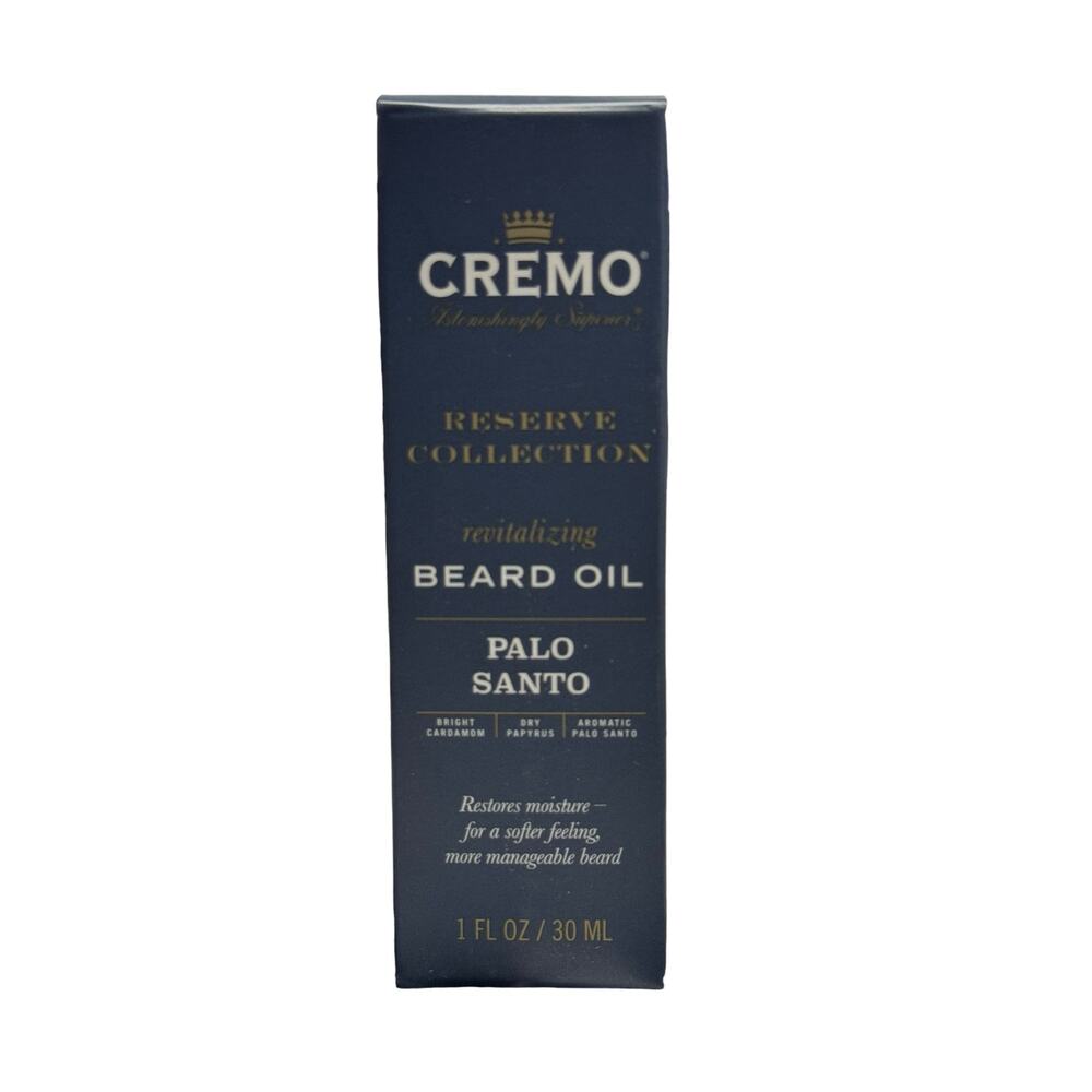 Cremo Reserve Collection Revitalizing Beard Oil Palo Santo 1 Oz